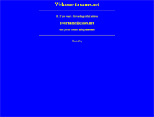 Tablet Screenshot of canes.net